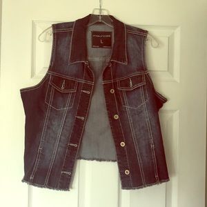 Maurices denim vest